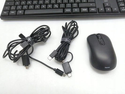 Hama CKW-200 TYPE C WIRED KEY MOUSE COMBO