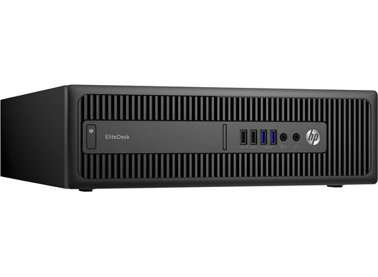 (Refurbished) HP Desktop (Intel Core i5, Windows 11/10, WiFi, MS Office), Black