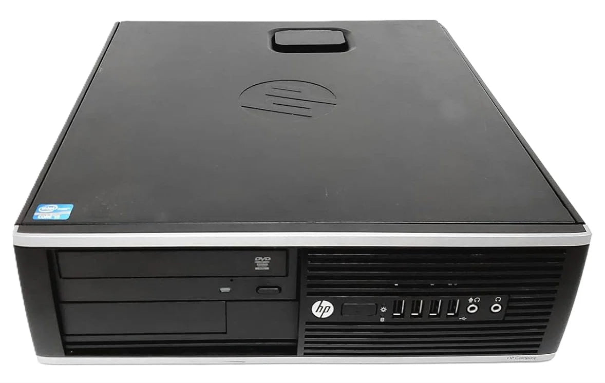 (Refurbished) HP Desktop (Intel Core i5, Windows 11/10, WiFi, MS Office), Black