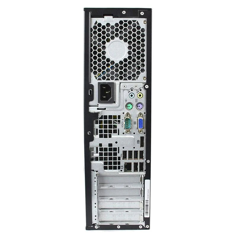 (Refurbished) HP Desktop (Intel Core i5, Windows 11/10, WiFi, MS Office), Black
