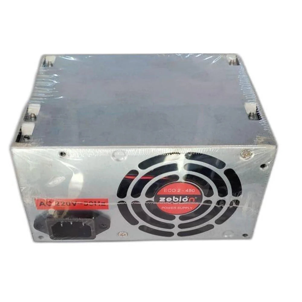 Stainless Steel Zebion Computer SMPS, Output Power: 450 W, Model Name/Number: Eco 2-450