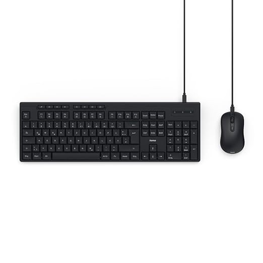 Hama CKW-200 TYPE C WIRED KEY MOUSE COMBO