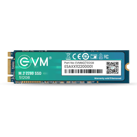 EVM 512GB M.2 (2280) SATA Internal SSD - 540MB/s Read & 450MB/s Write