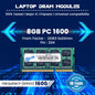 EVM 8GB DDR3 Laptop RAM 1600MHz So-DIMM Memory - High-Speed Performance, Low Voltage Requirement
