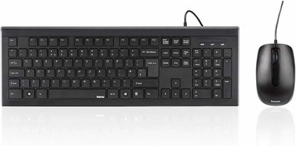 Hama Cortino Wired Keyboard & Mouse Combo Full Size 1.4m Cable