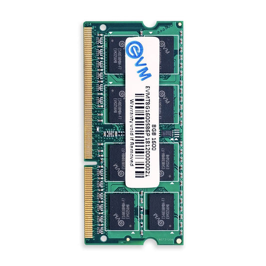 EVM 8GB DDR3 Laptop RAM 1600MHz So-DIMM Memory - High-Speed Performance, Low Voltage Requirement - 10 Year Warranty (EVMT8G1600S86P
