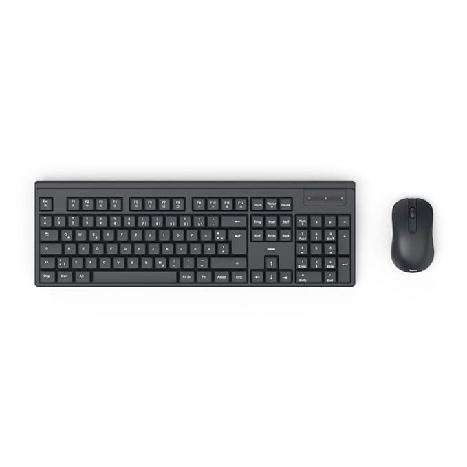 Hama “WKM-100” Wireless Keyboard & Mouse Set (Combo)- Black